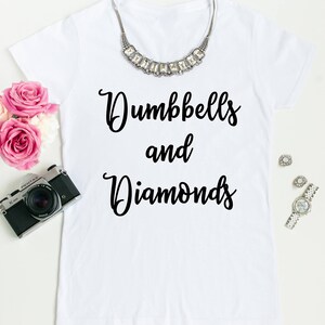Dumbbells and Diamonds Short Sleeve Shirt