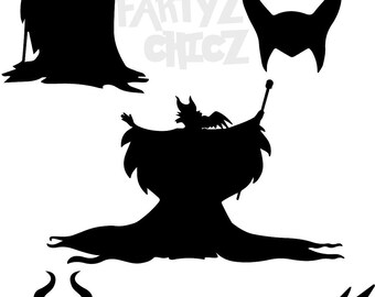 Download Maleficent svg | Etsy