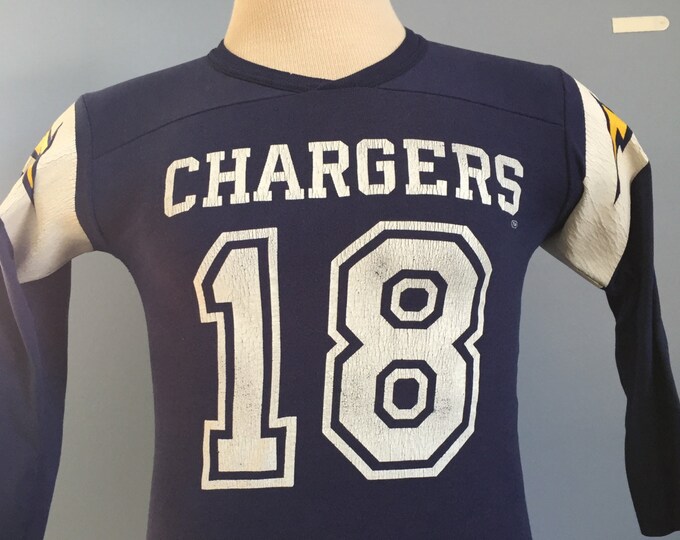80s Vintage Charlie Joiner 18 San Diego Chargers Nfl Football - Etsy