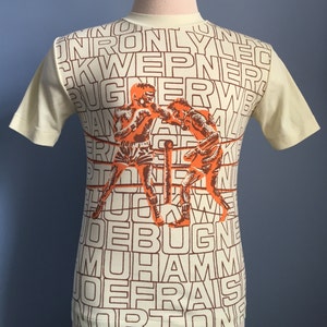 70s Vintage Muhammad Ali Joe Frazier Ken Norton Chuck Wepner boxing T-Shirt - XS X-SMALL