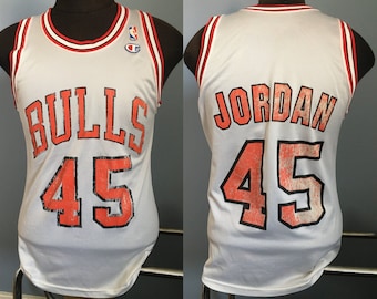 Wyco Vintage 1990s Michael Jordan Chicago Bulls 45 NBA Champion Jersey