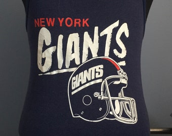 80s Vintage New York Giants nfl football tank top T-Shirt - SMALL