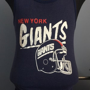 80s Vintage New York Giants nfl football tank top T-Shirt - SMALL