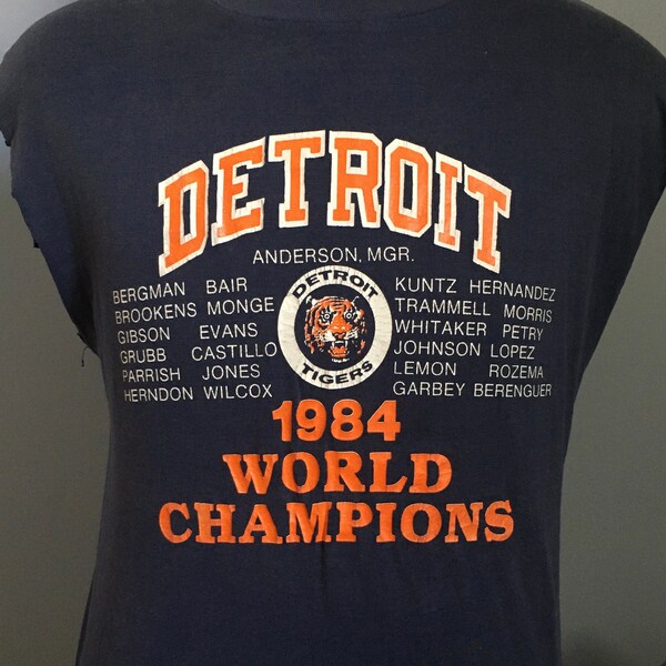 1984 Detroit Tigers Etsy