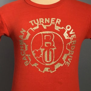 70s 80s Vintage Bachman Turner Overdrive BTO canada canadian maple leaf music rock promo T-Shirt - SMALL