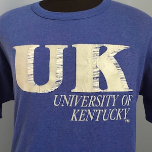 80s Vintage Kentucky Wildcats University UK ncaa college T-Shirt - XL X-LARGE