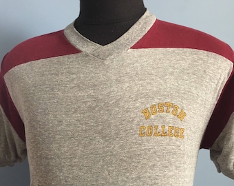 80s Vintage Boston College University Eagles BC ncaa college T-Shirt - SMALL