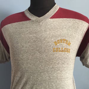80s Vintage Boston College University Eagles BC ncaa college T-Shirt - SMALL