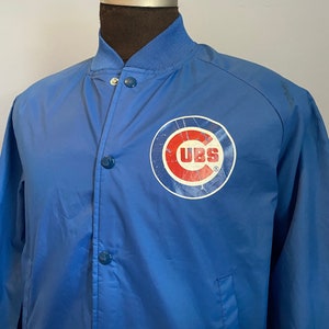 80s Vintage Chicago Cubs baseball mlb windbreaker Jacket - MEDIUM