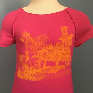 80s Vintage R.E.M. 1986 Lifes Rich Pageant rem athens concert Pageantry tour promo cropped half T-Shirt - XS X-SMALL