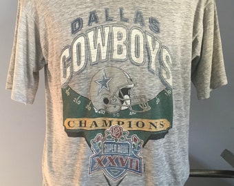 90s ダラス・カウボーイズ スーパーボウル チャンピオン1992年 Tシャツ 90s Vintage Dallas Cowboys Super Bowl XXVII Champions 1992 1993