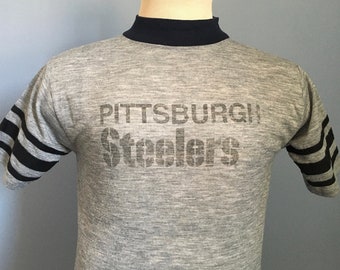 70s 80s Vintage Pittsburgh Steelers nfl football T-Shirt - SMALL