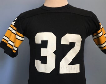 70s 80s Vintage Pittsburgh Steelers #32 Franco Harris nfl football Jersey T-Shirt - SMALL