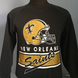 90s Vintage New Orleans Saints nfl Fußball Sweatshirt - SMALL