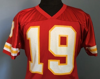 90s Vintage Derrick Thomas #58 Kansas City Chiefs Logo 7 Jersey T