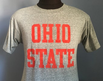 80s Vintage Ohio State University Buckeyes OSU ncaa college T-Shirt - MEDIUM