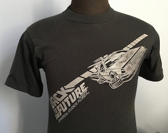 Camiseta promocional de la película Regreso al Futuro de los años 90, Universal Studios Florida, 1991, montaña rusa, parque de atracciones - Talla pequeña