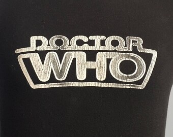 80s Vintage Doctor Who BBC dr baby tee youth tv television T-Shirt - XS X-SMALL