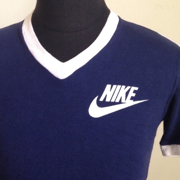 70s 80s Vintage Nike shoes athletic sports T-Shirt - MEDIUM