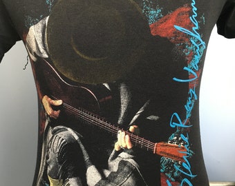 80s Vintage Stevie Ray Vaughan 1989 Double Trouble in Step
