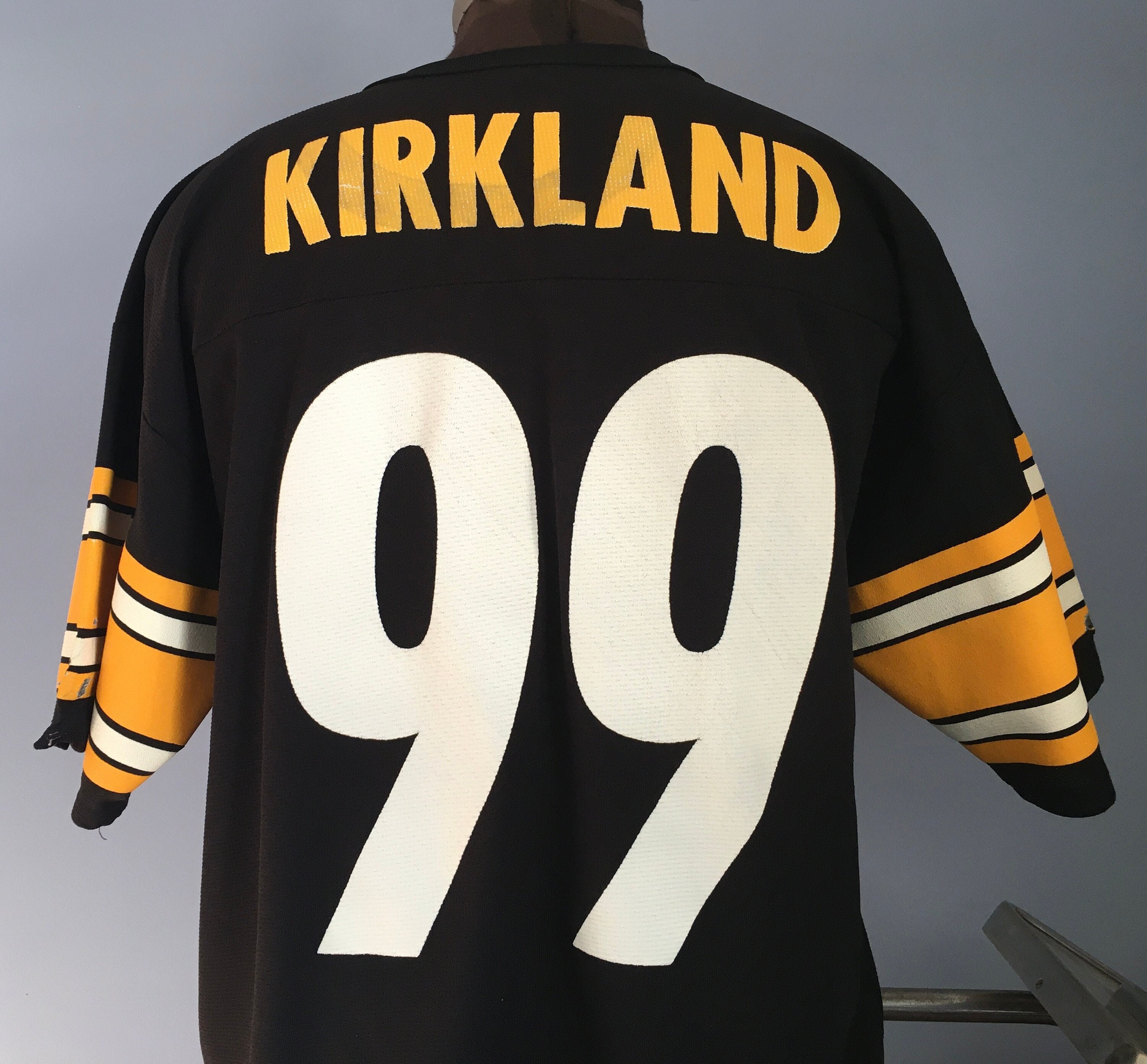90s Vintage Levon Kirkland #99 Pittsburgh Steelers NFL Football