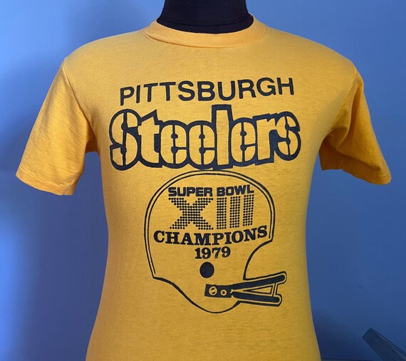 70s Vintage Pittsburgh Steelers Super Bowl XIII Champions 1979