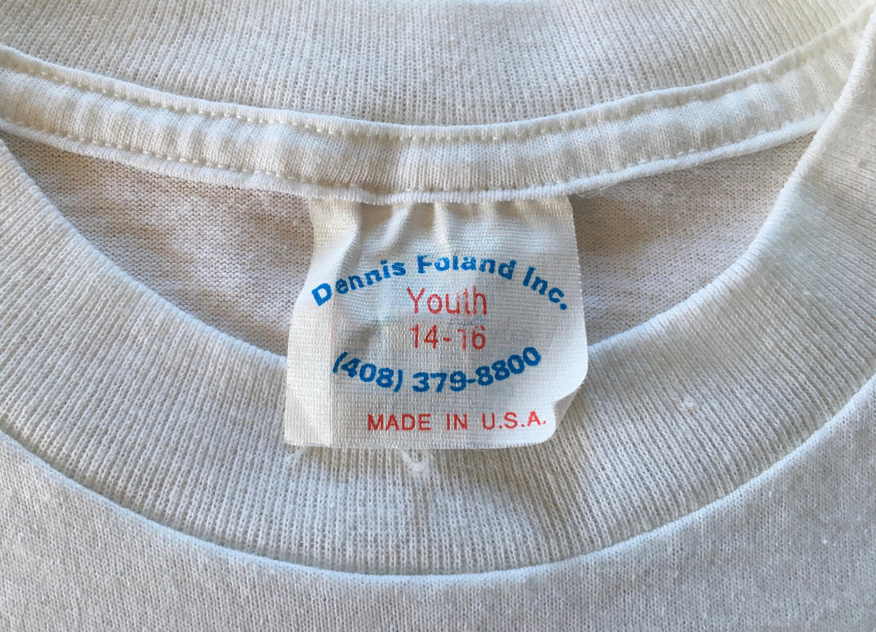 Vintage 1985 Kids KC Royals MLB World Series Champion T-Shirt Tee L 14-16