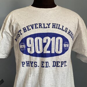 Vintage 90s Beverly Hills 90210 T-shirt: West Beverly High - LARGE 