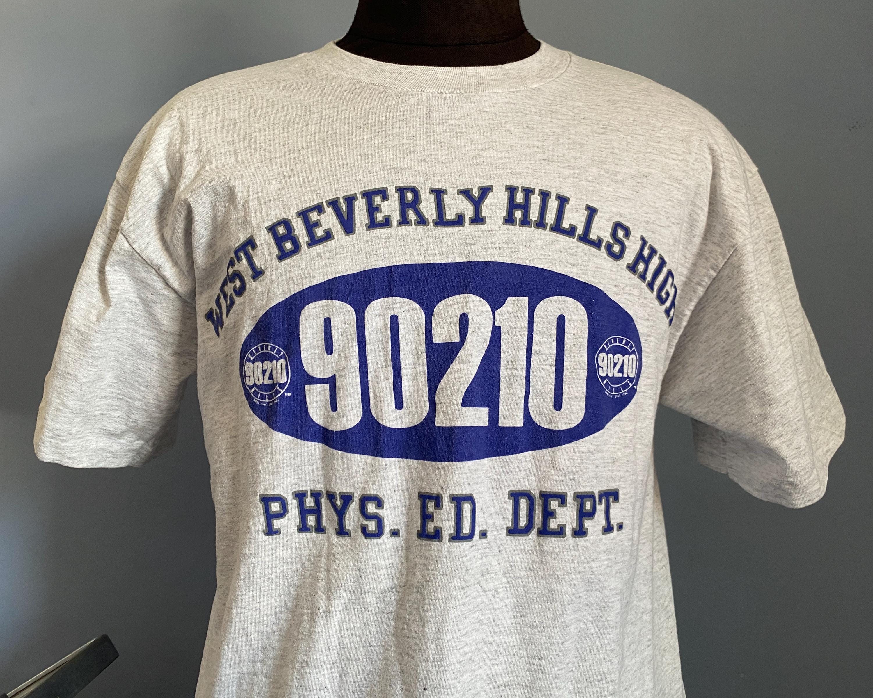 Vintage 90s Beverly Hills 90210 T-shirt: West Beverly High - LARGE