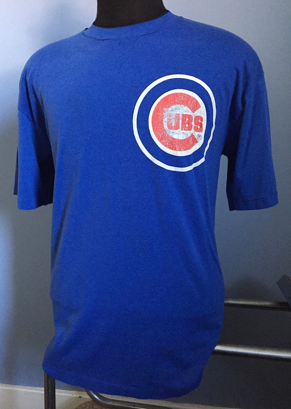 StranStarsBest 80s Vintage Chicago Cubs MLB Baseball T-Shirt - Large