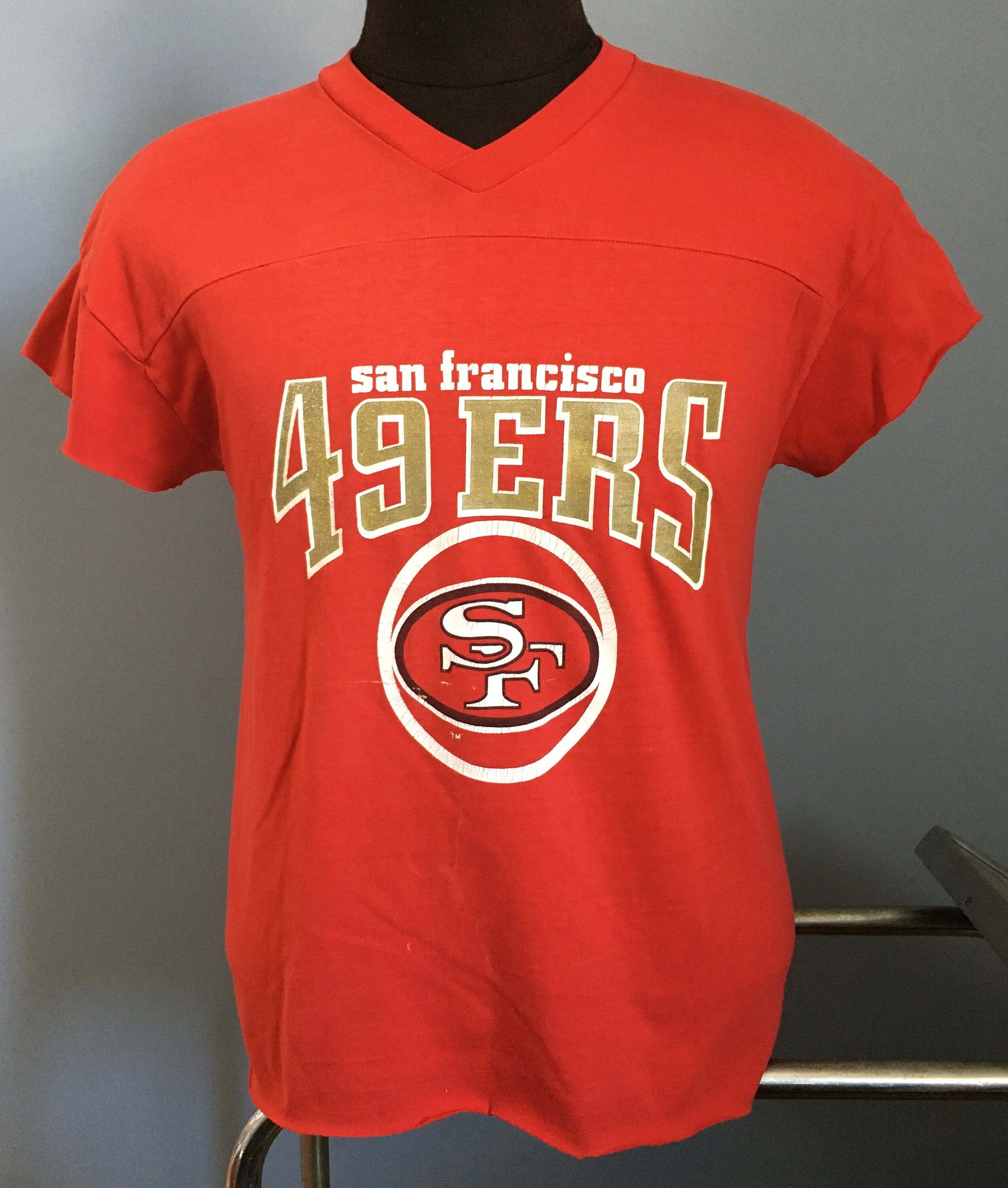 80s Vintage San Francisco 49ers Nfl Football Sleeveless Cut off