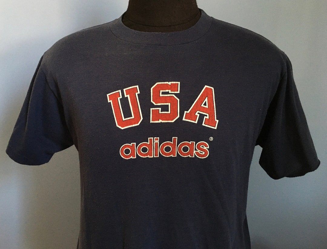 80s 90s adidas アディダス ゲームシャツ LIGA CUP USA 80s Vintage USA Adidas Olympics America Shoes Athletic Sports T