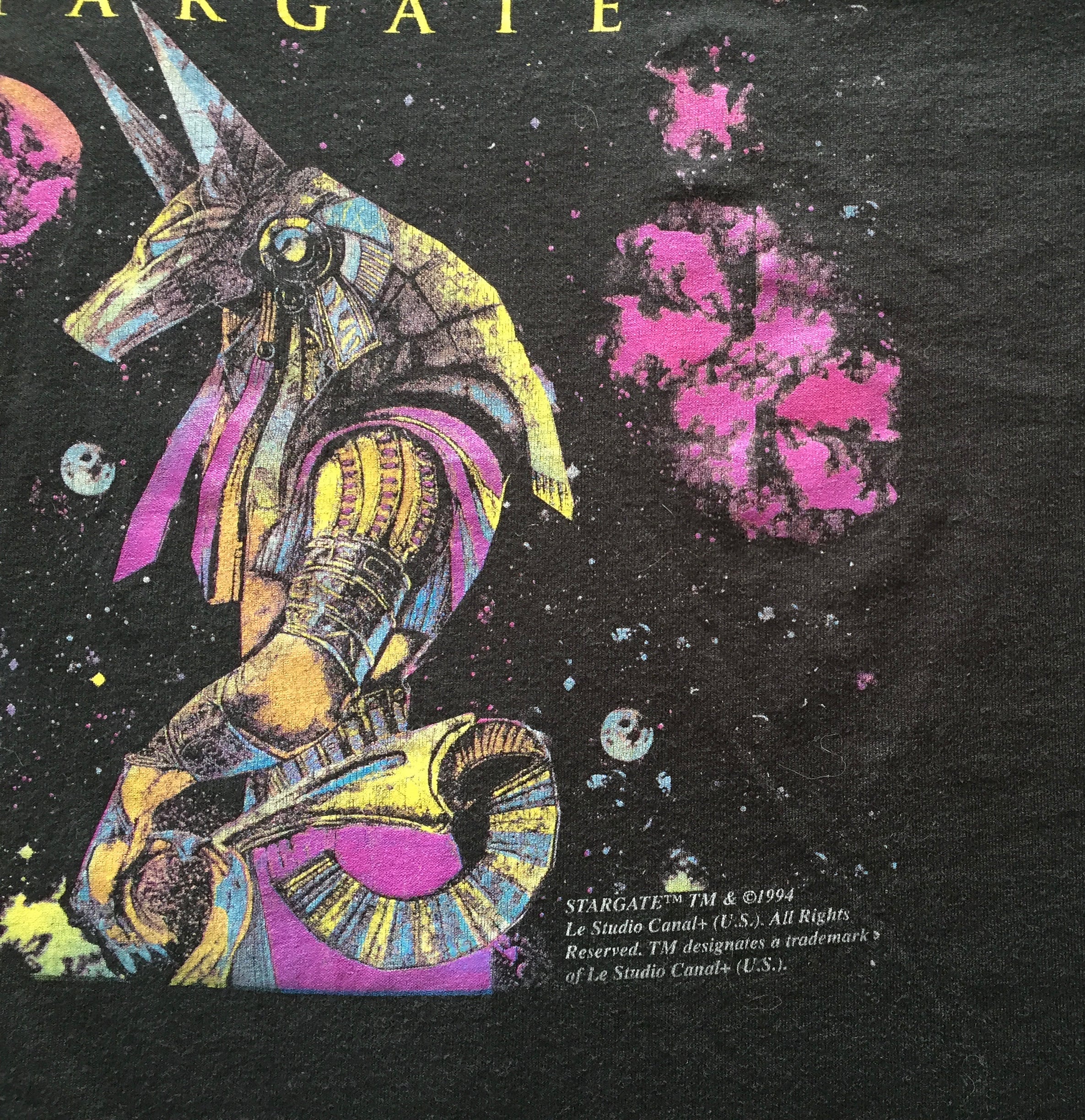 90s Vintage Stargate Pinball 1994 Gottlieb Movie Arcade Promo T 
