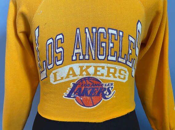 80s Vintage Los Angeles Lakers nba basketball cro… - image 3