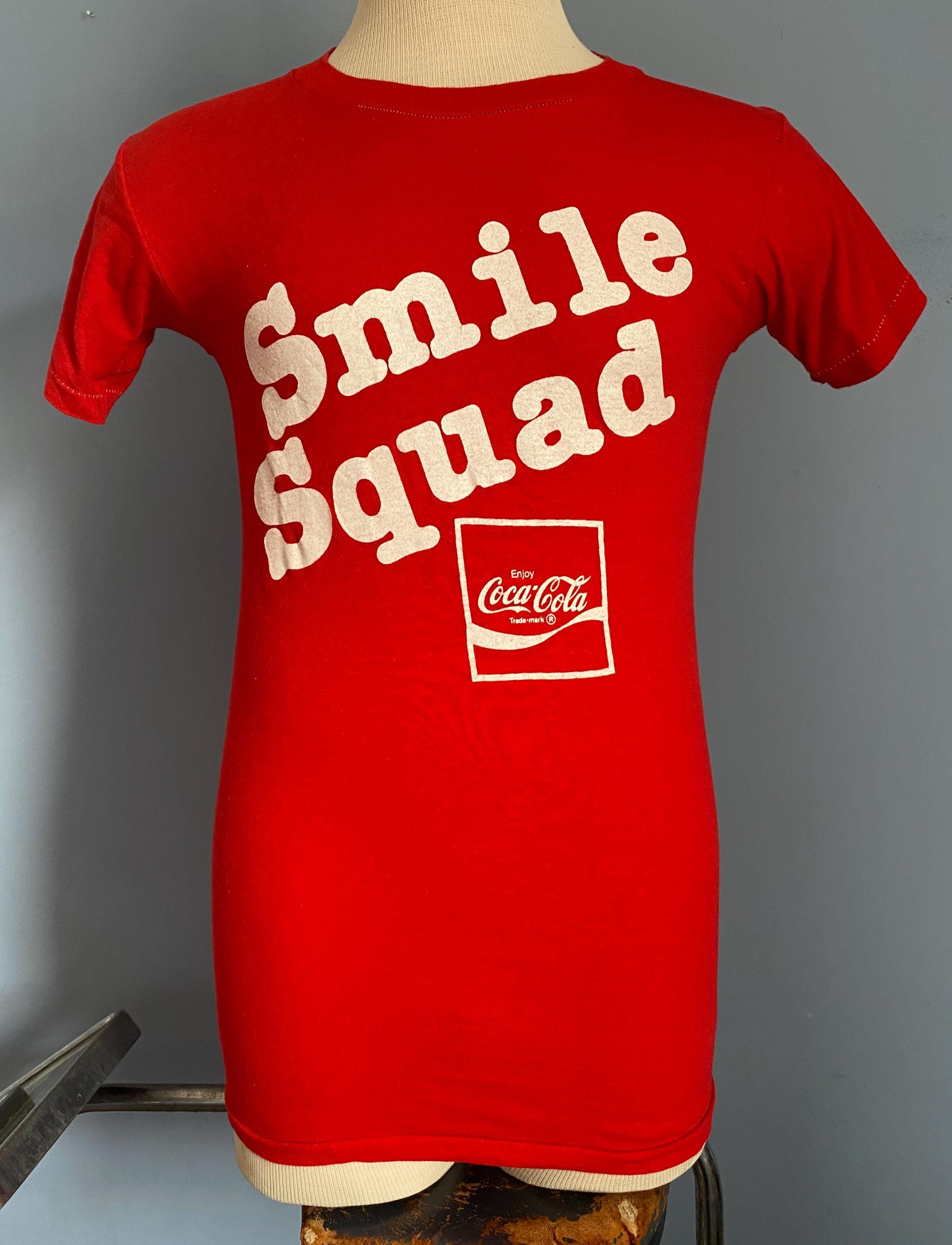 ヴィンテージ 70年代 80年代 コカ・コーラ Tシャツ：スマイル 