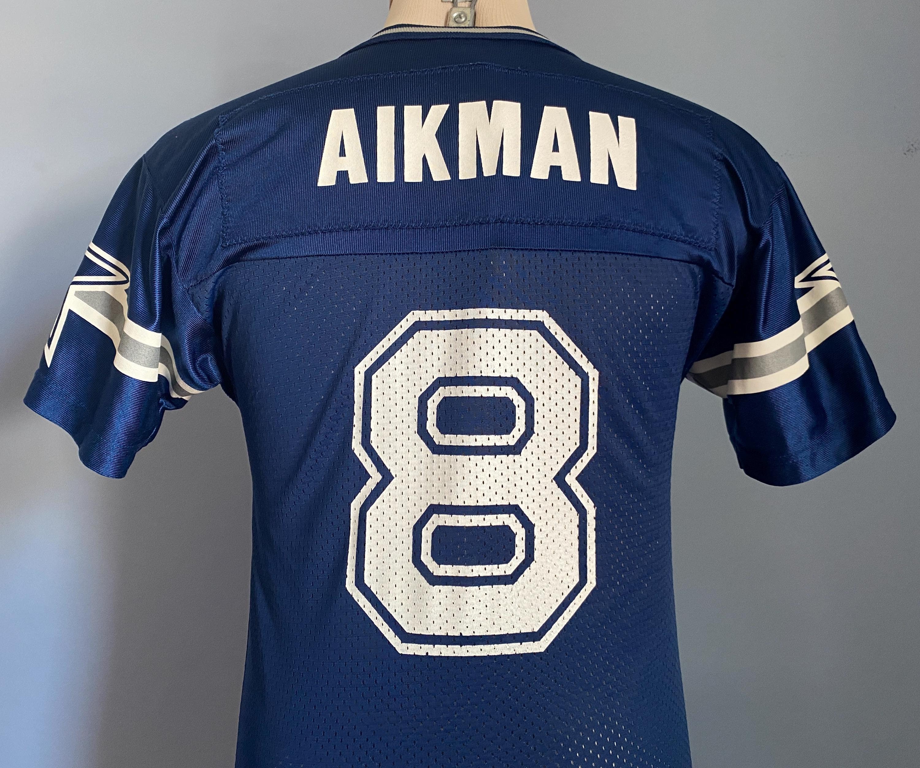 90s Vintage Troy Aikman #8 Dallas Cowboys Nfl Football Champion