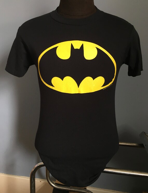 80s BATMAN DC comics スウェット墨黒フェード