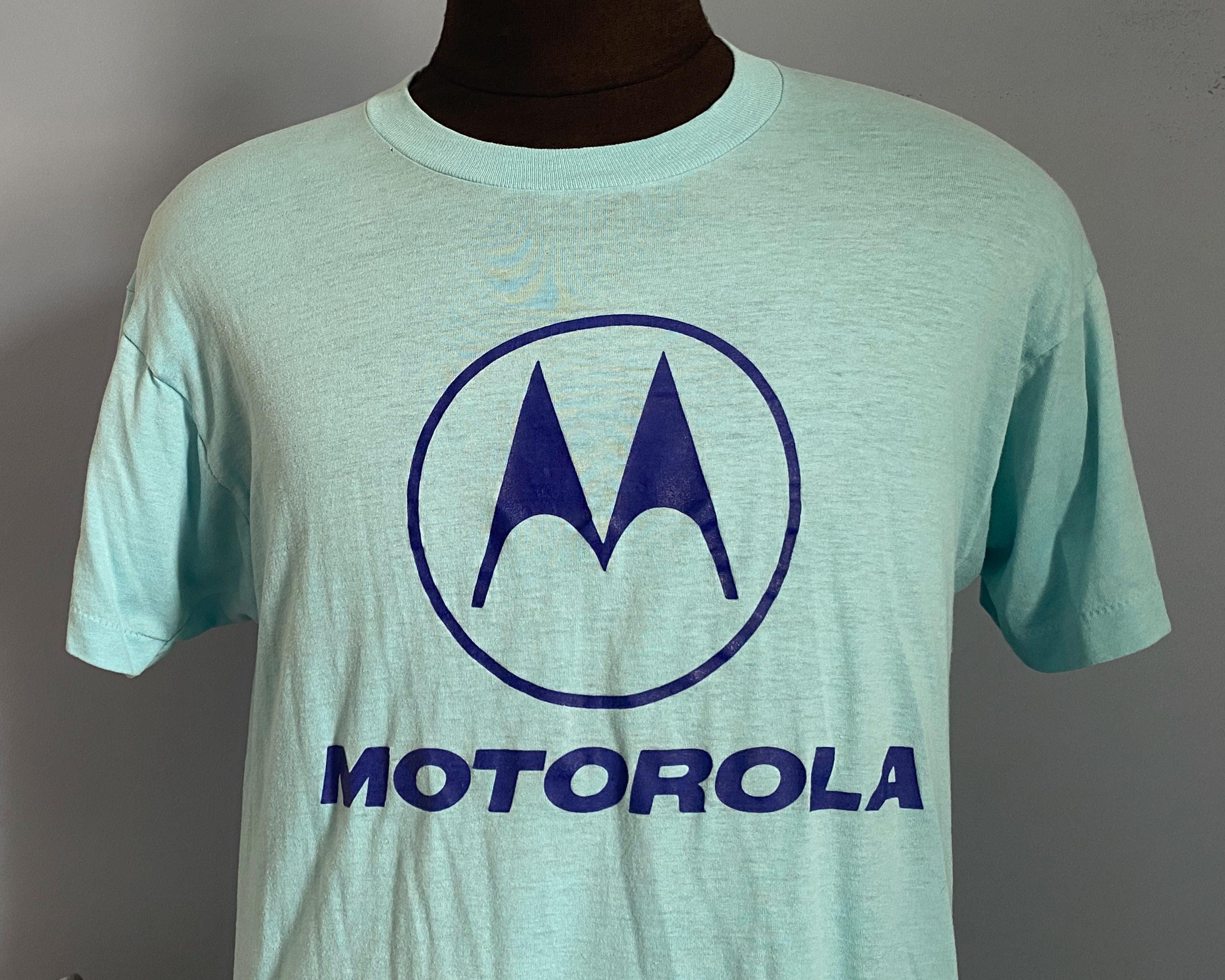 Vintage 80s Motorola Telephone T-shirt - LARGE - Etsy