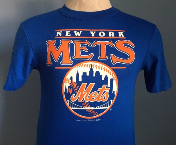 80s Vintage New York Mets 1988 Mlb Baseball T shirt SMALL Etsy