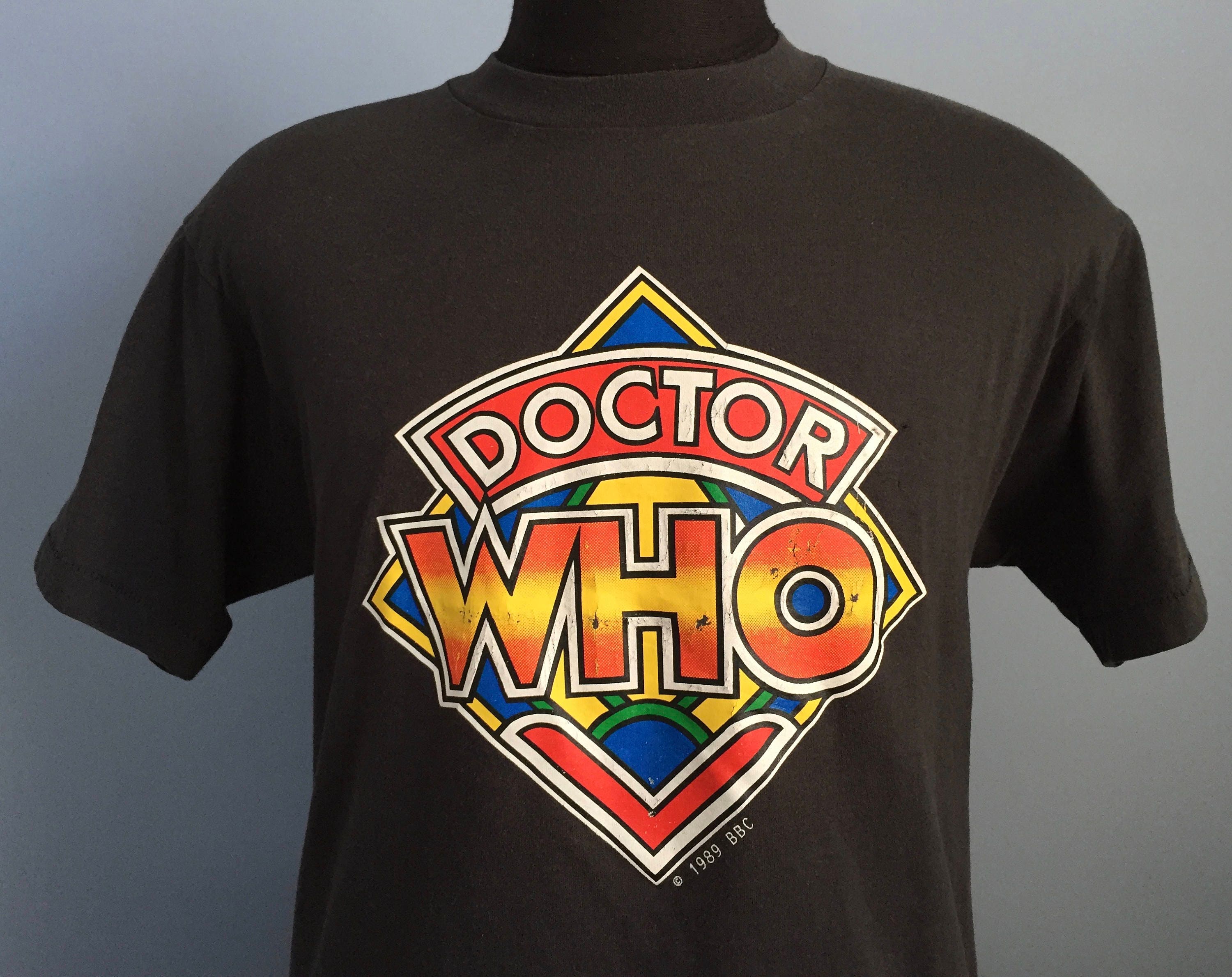 80s Vintage Doctor Who 19 c T Shirt Large Etsy