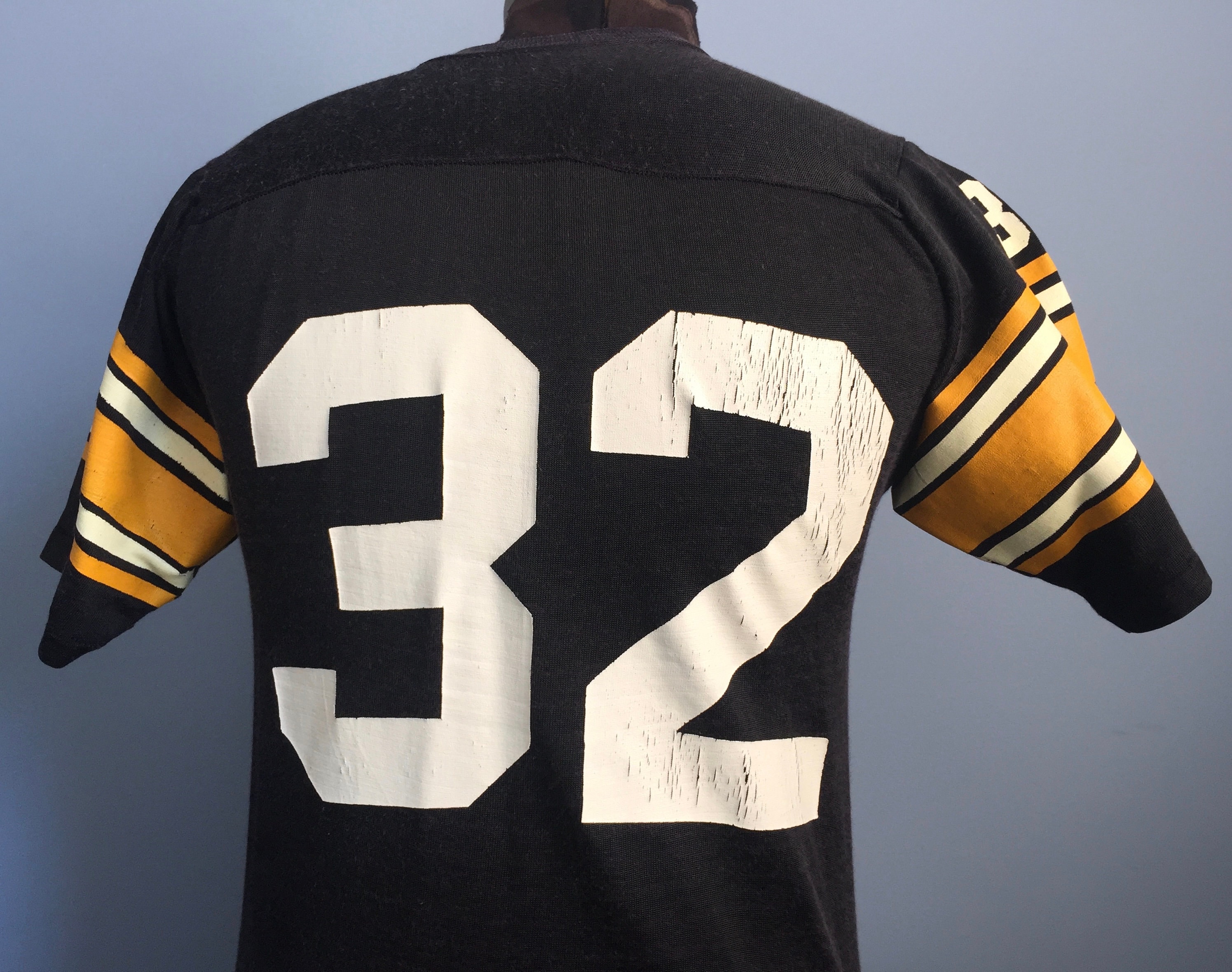 StranStarsBest 70s 80s Vintage Pittsburgh Steelers #32 Franco Harris NFL Football Jersey T-Shirt - Small