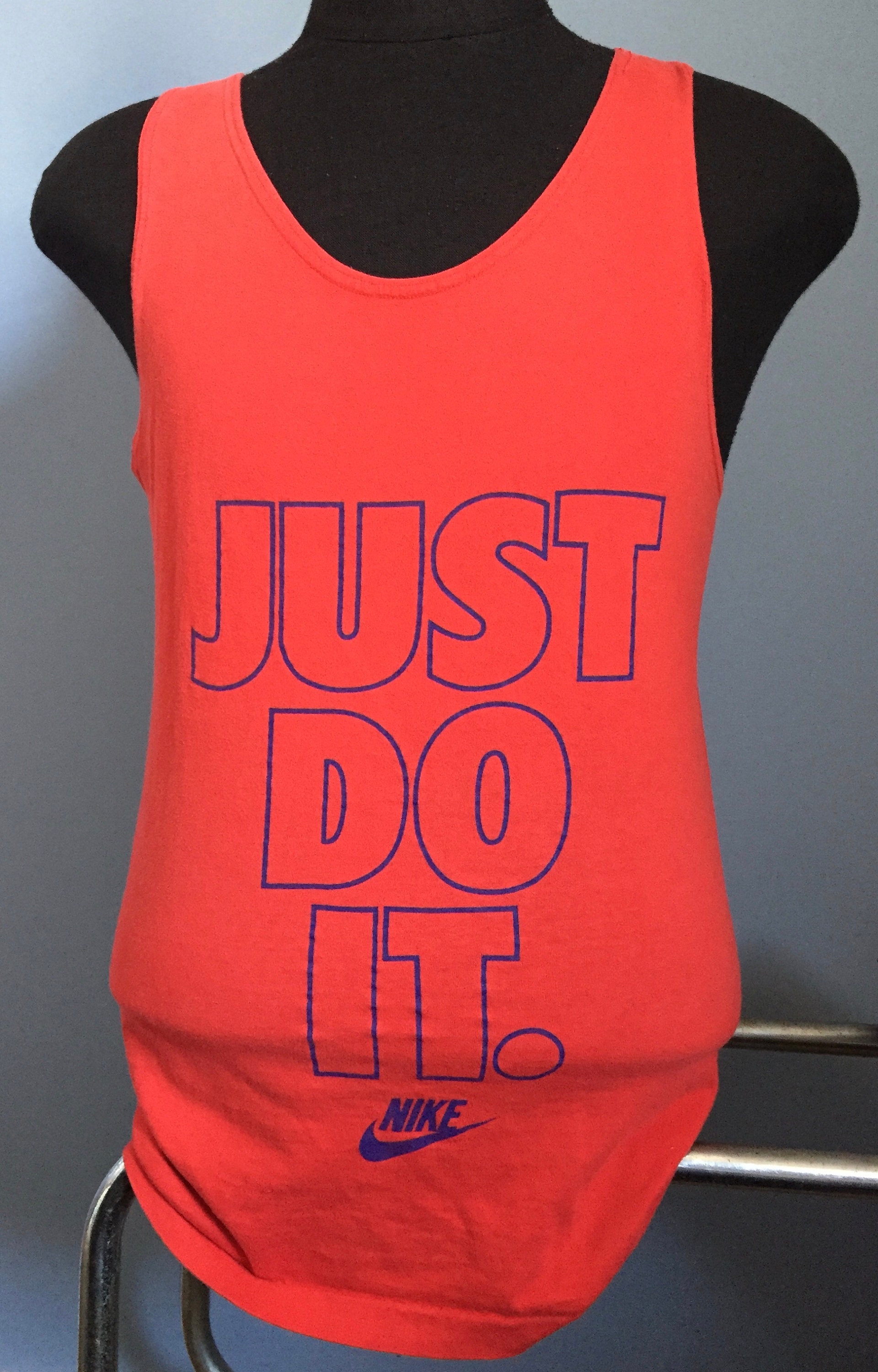 80s 90s Vintage Nike Just Do It Shoes Athletic Sports Tank