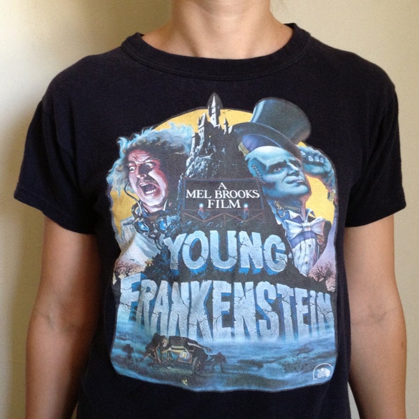 70s Vintage Young Frankenstein movie 1974 T-Shirt - MEDIUM