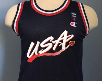 90s Vintage Usa Dream Team Ii Atlanta Olympics 1996 Nba Etsy Hong Kong