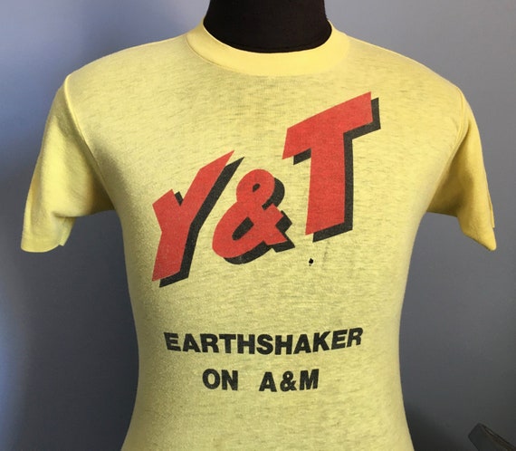 80s Vintage Y&T Earthshaker 1981 on A M Promo Music Concert Rock