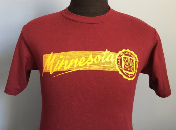 80s Vintage Minnesota Golden Gophers University c… - image 1