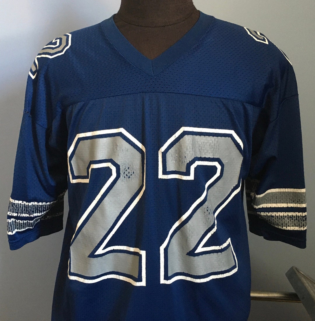 90s Vintage Emmitt Smith #22 Dallas Cowboys Nfl Football Champion