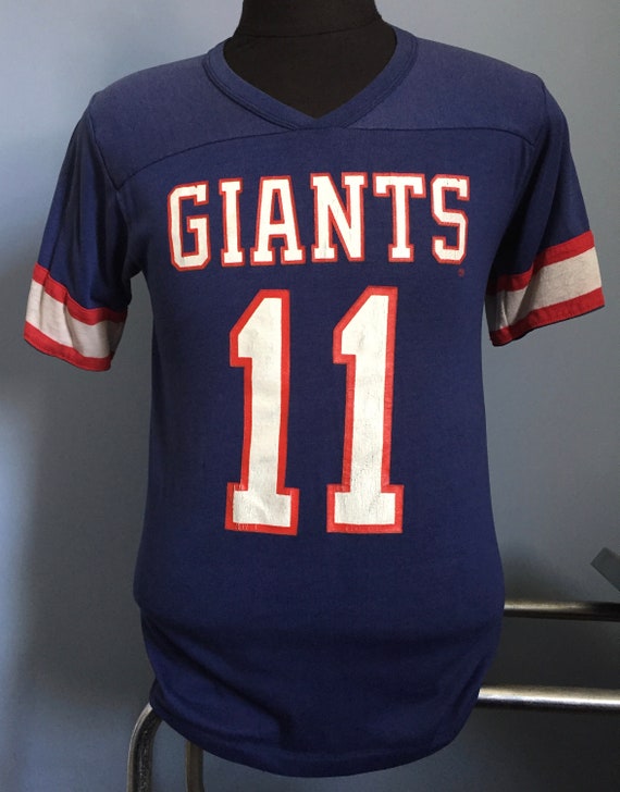 80s Vintage Phil Simms #11 New York Giants NFL Football Rawlings