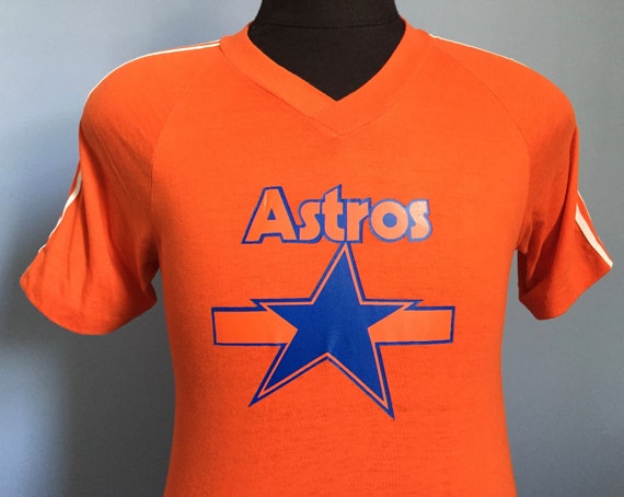 80s Vintage Houston Astros Mlb Baseball T-shirt SMALL 