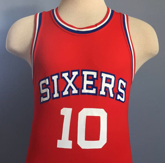 Vintage Retro Philly Basketball Jersey Hoodie | Philadelphia 76ers Sixers Inspired | phillygoat S